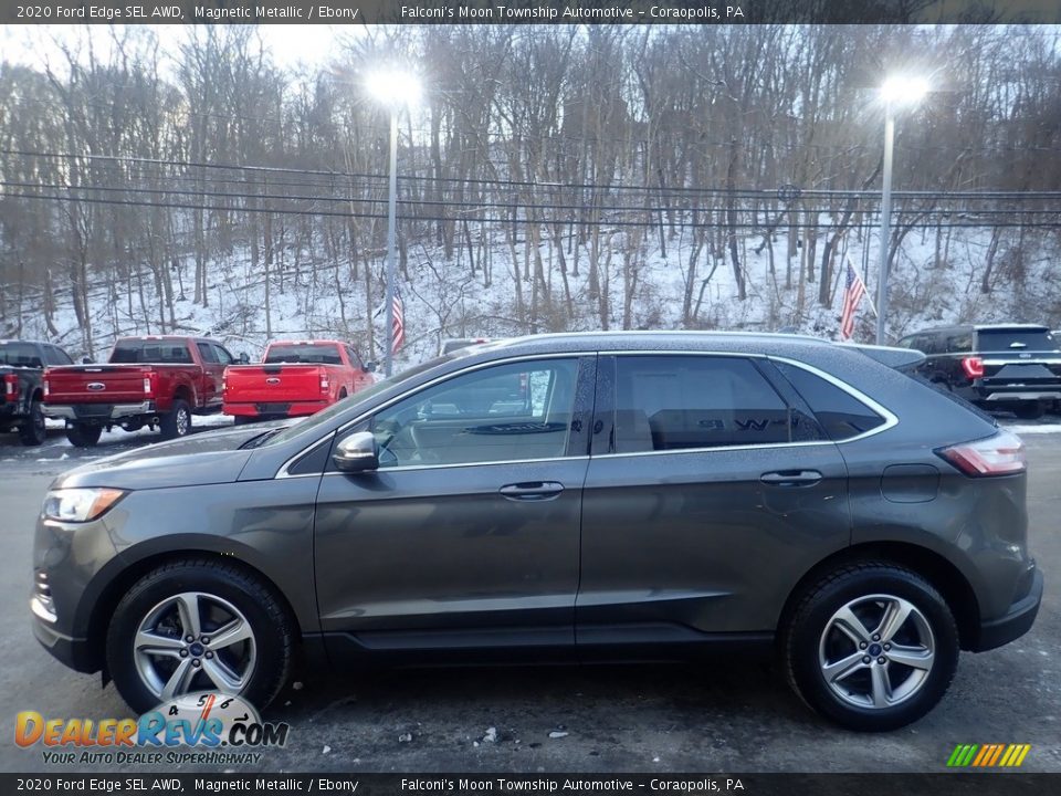 2020 Ford Edge SEL AWD Magnetic Metallic / Ebony Photo #6