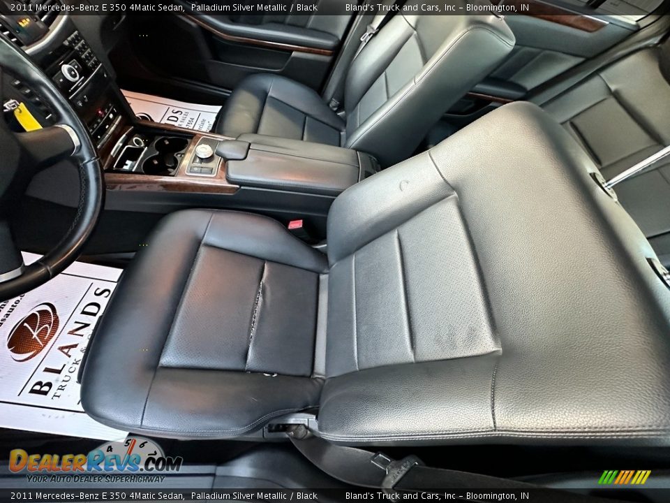 2011 Mercedes-Benz E 350 4Matic Sedan Palladium Silver Metallic / Black Photo #9