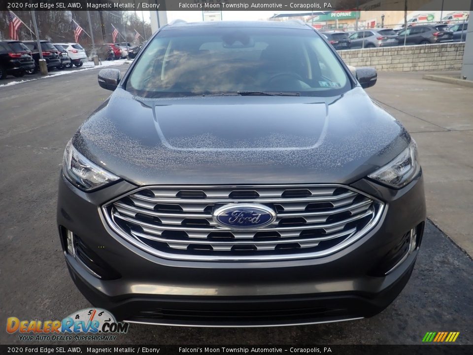 2020 Ford Edge SEL AWD Magnetic Metallic / Ebony Photo #8