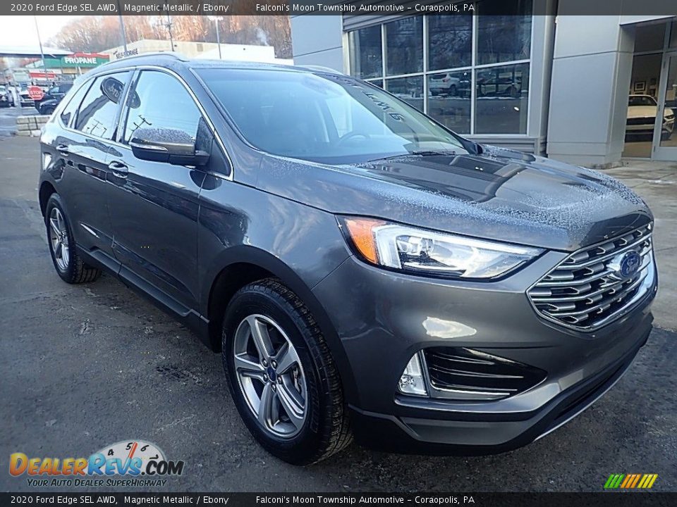 2020 Ford Edge SEL AWD Magnetic Metallic / Ebony Photo #9