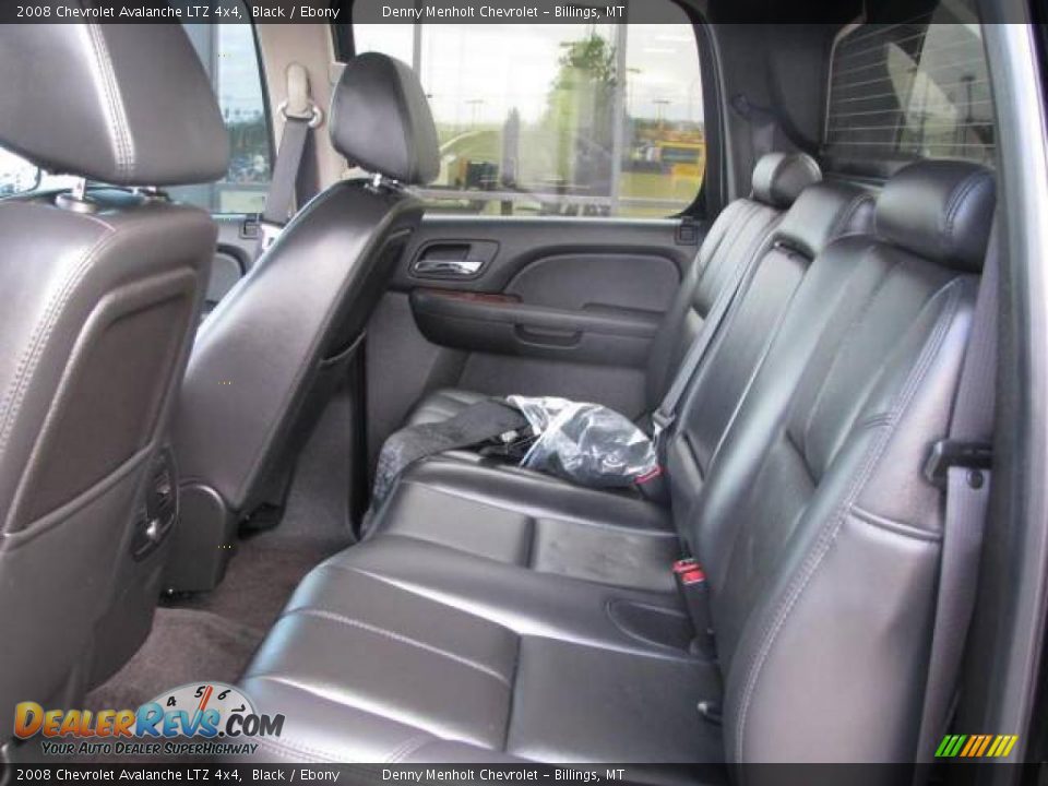 2008 Chevrolet Avalanche LTZ 4x4 Black / Ebony Photo #8