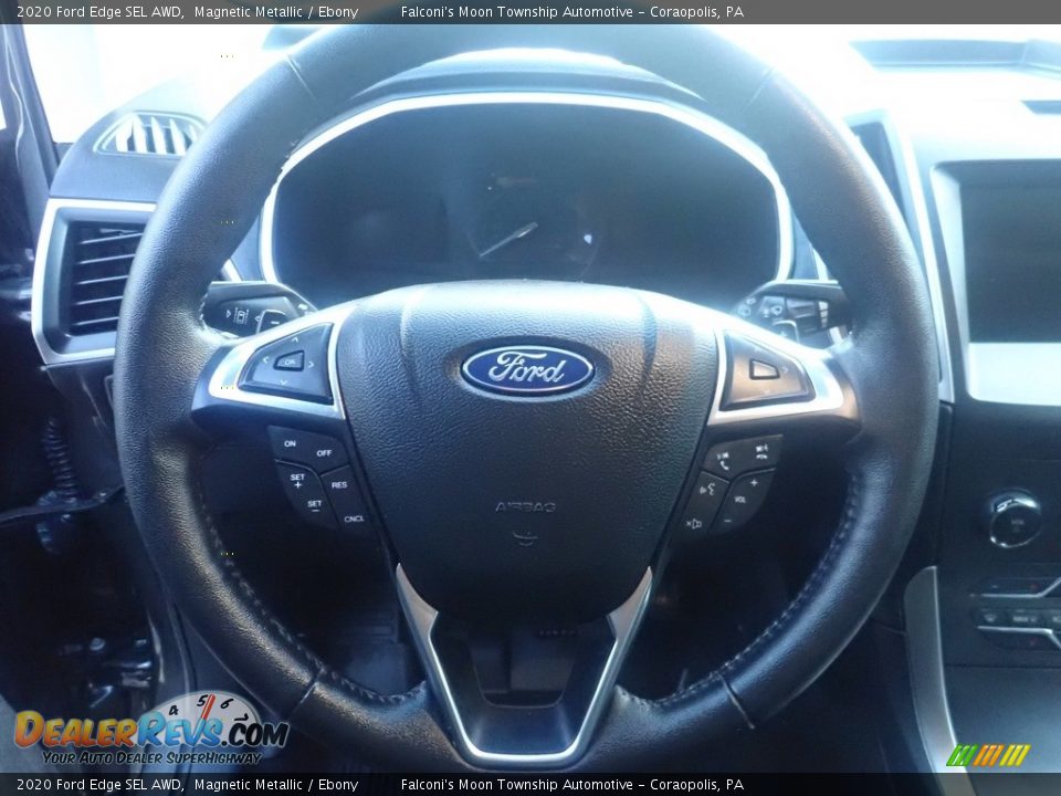 2020 Ford Edge SEL AWD Magnetic Metallic / Ebony Photo #24