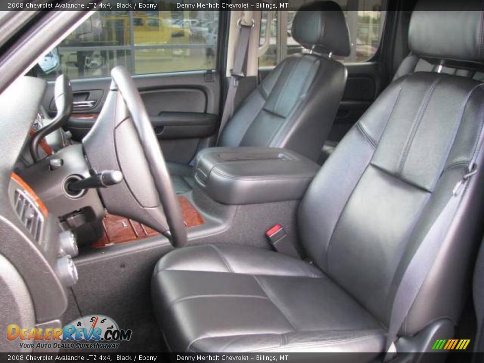 2008 Chevrolet Avalanche LTZ 4x4 Black / Ebony Photo #9