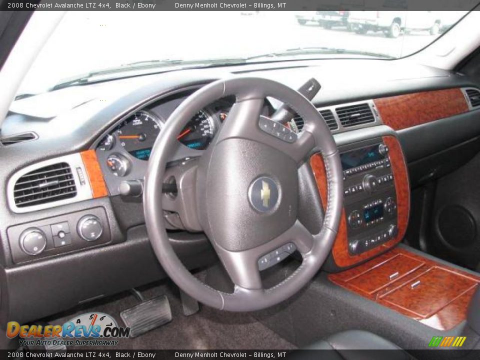 2008 Chevrolet Avalanche LTZ 4x4 Black / Ebony Photo #10