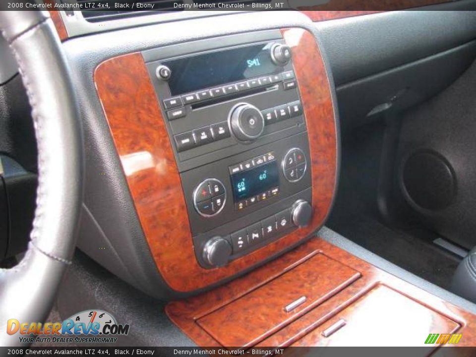 2008 Chevrolet Avalanche LTZ 4x4 Black / Ebony Photo #11