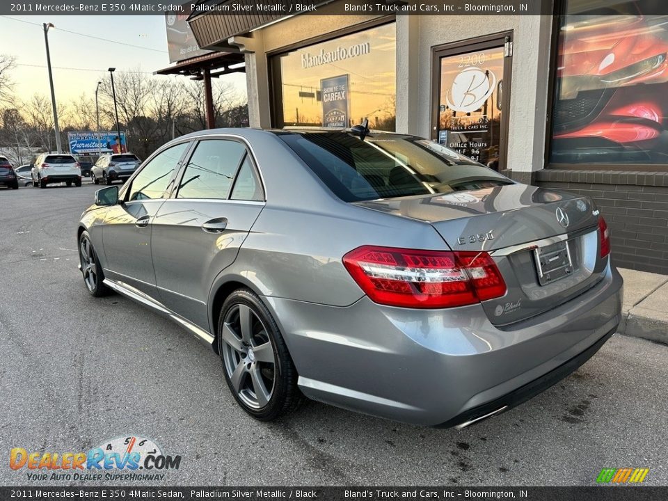 2011 Mercedes-Benz E 350 4Matic Sedan Palladium Silver Metallic / Black Photo #34