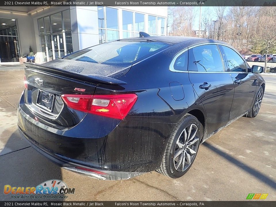 2021 Chevrolet Malibu RS Mosaic Black Metallic / Jet Black Photo #2