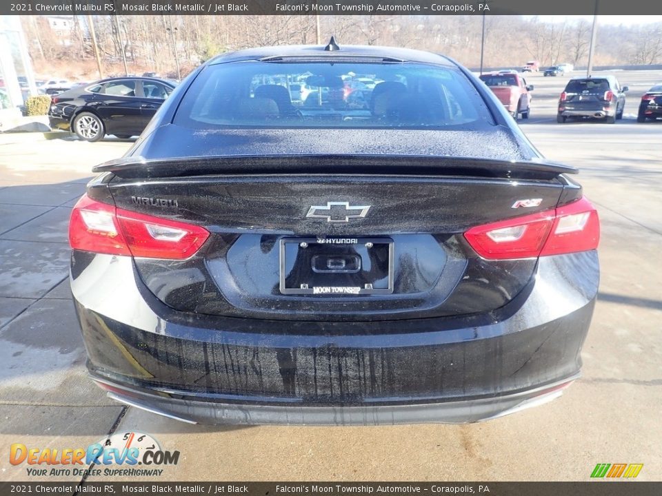 2021 Chevrolet Malibu RS Mosaic Black Metallic / Jet Black Photo #3