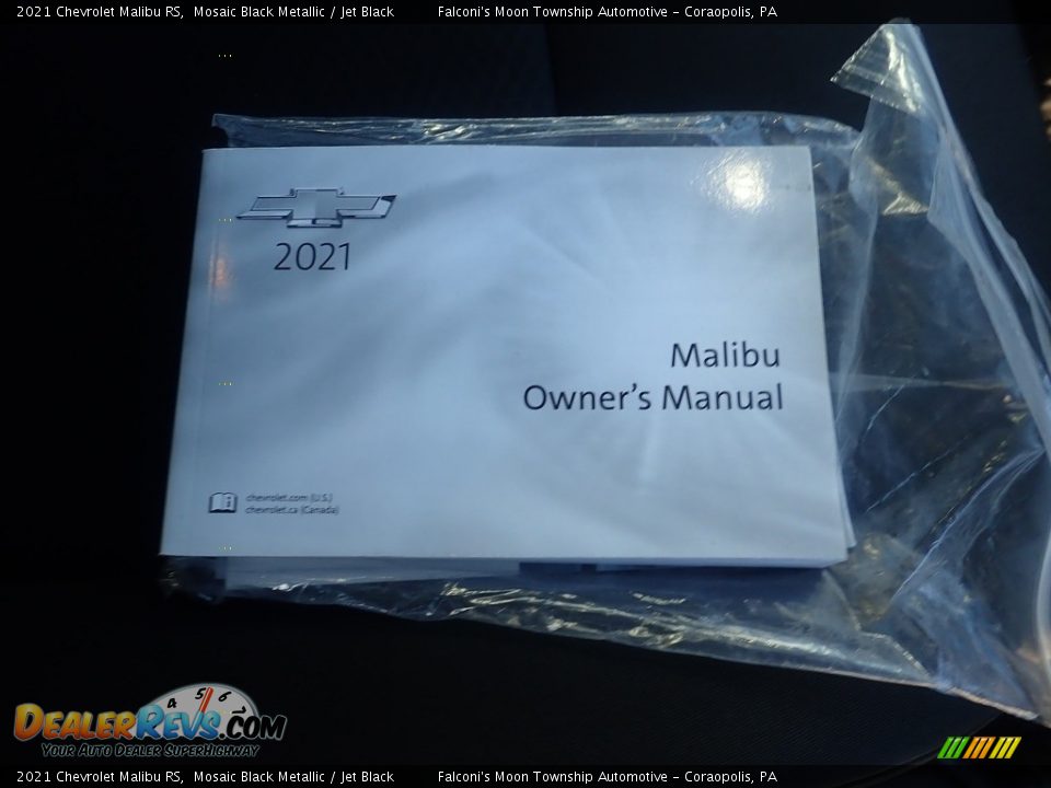 2021 Chevrolet Malibu RS Mosaic Black Metallic / Jet Black Photo #13