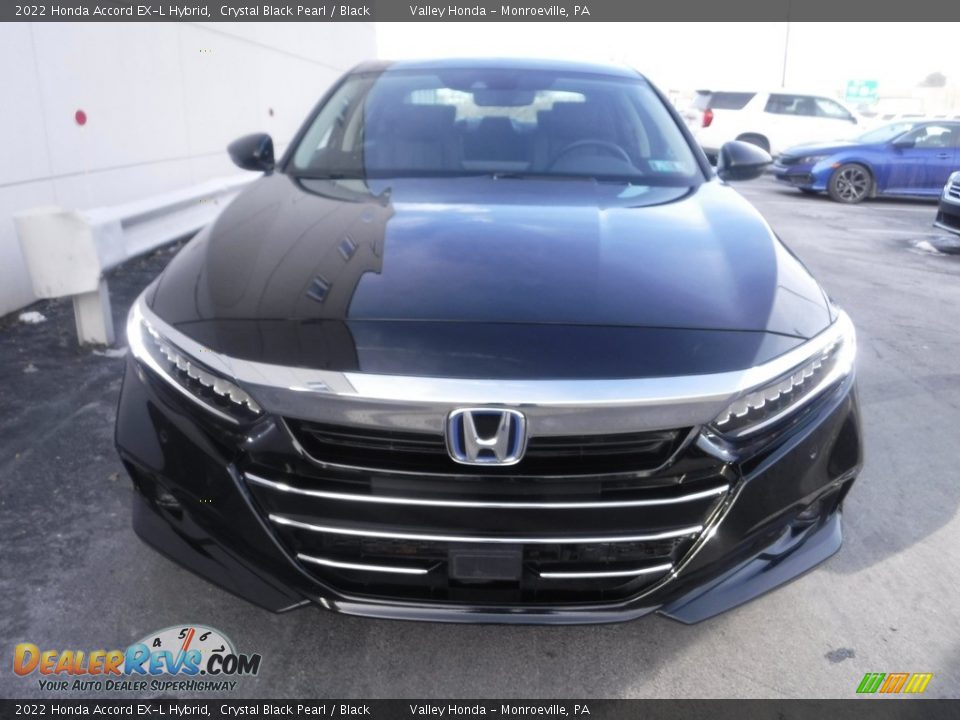 2022 Honda Accord EX-L Hybrid Crystal Black Pearl / Black Photo #6