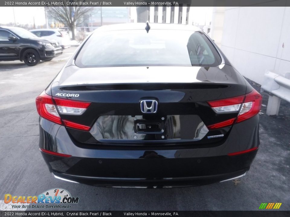 2022 Honda Accord EX-L Hybrid Crystal Black Pearl / Black Photo #9