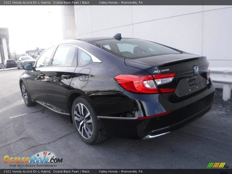 2022 Honda Accord EX-L Hybrid Crystal Black Pearl / Black Photo #10