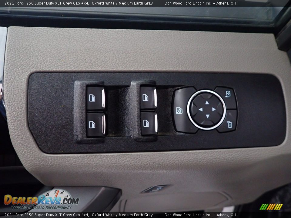 2021 Ford F250 Super Duty XLT Crew Cab 4x4 Oxford White / Medium Earth Gray Photo #15