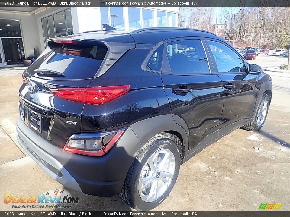 2023 Hyundai Kona SEL AWD Ultra Black / Black Photo #2