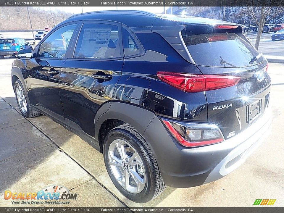 2023 Hyundai Kona SEL AWD Ultra Black / Black Photo #5