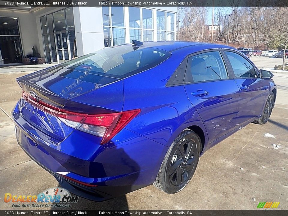 2023 Hyundai Elantra SEL Intense Blue / Black Photo #2