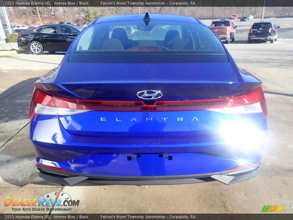 2023 Hyundai Elantra SEL Intense Blue / Black Photo #3
