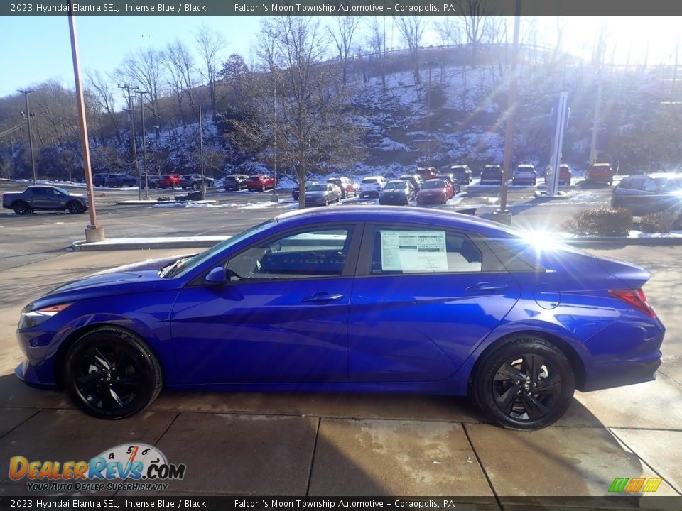 2023 Hyundai Elantra SEL Intense Blue / Black Photo #6