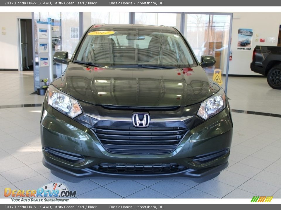 2017 Honda HR-V LX AWD Misty Green Pearl / Black Photo #2