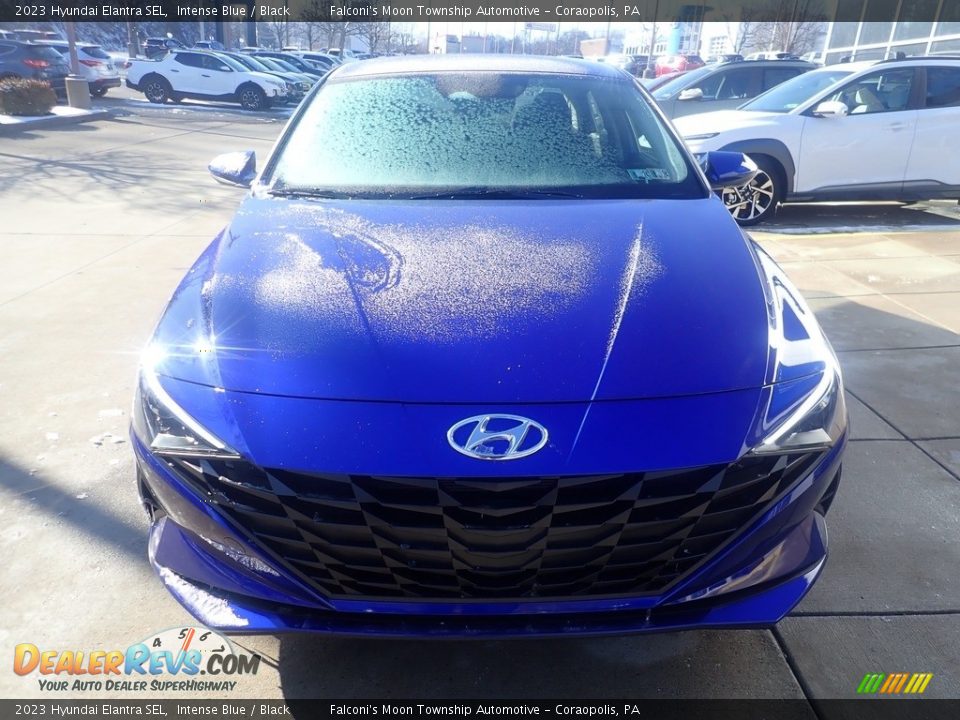 2023 Hyundai Elantra SEL Intense Blue / Black Photo #8