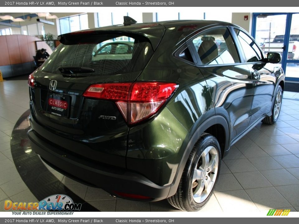 2017 Honda HR-V LX AWD Misty Green Pearl / Black Photo #8