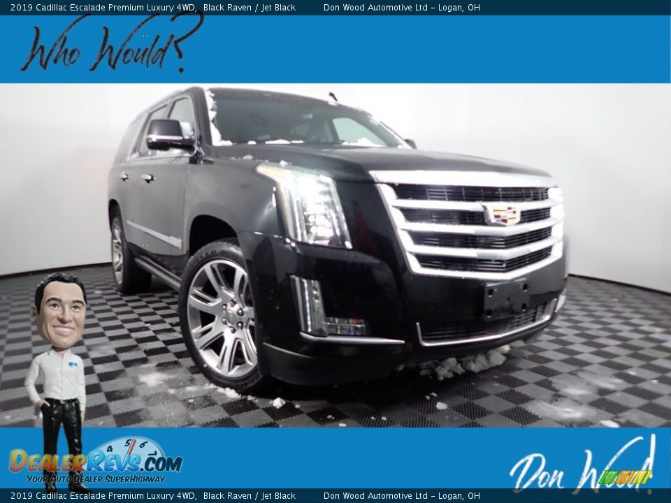 2019 Cadillac Escalade Premium Luxury 4WD Black Raven / Jet Black Photo #1