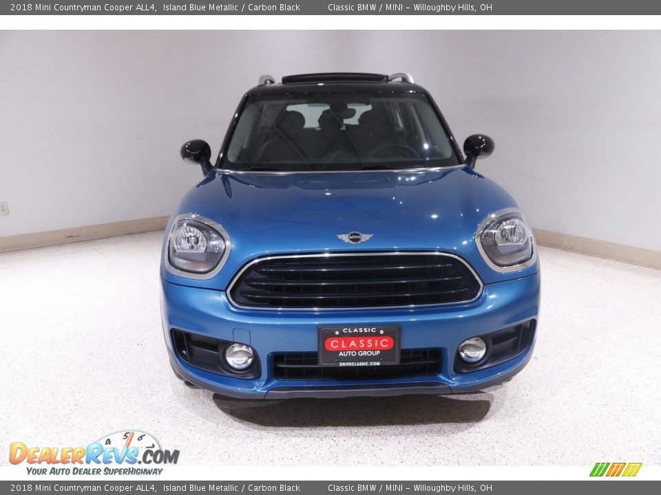 2018 Mini Countryman Cooper ALL4 Island Blue Metallic / Carbon Black Photo #2