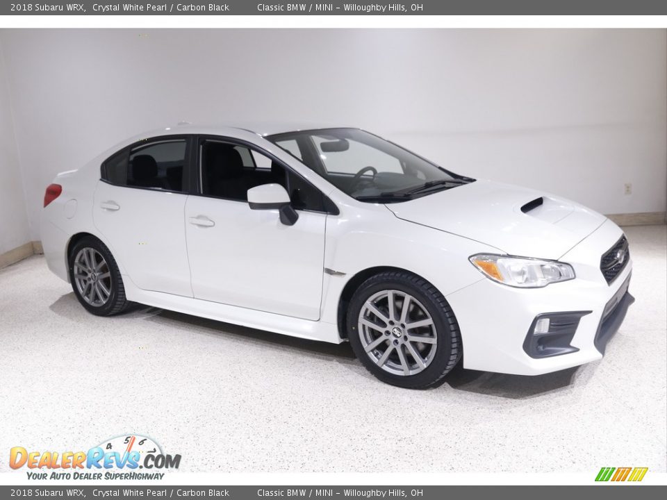 2018 Subaru WRX Crystal White Pearl / Carbon Black Photo #1