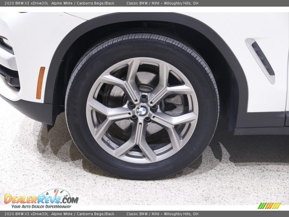 2020 BMW X3 xDrive30i Alpine White / Canberra Beige/Black Photo #24