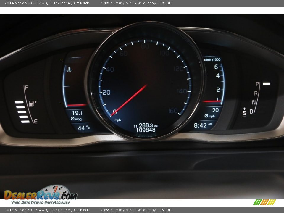 2014 Volvo S60 T5 AWD Gauges Photo #8