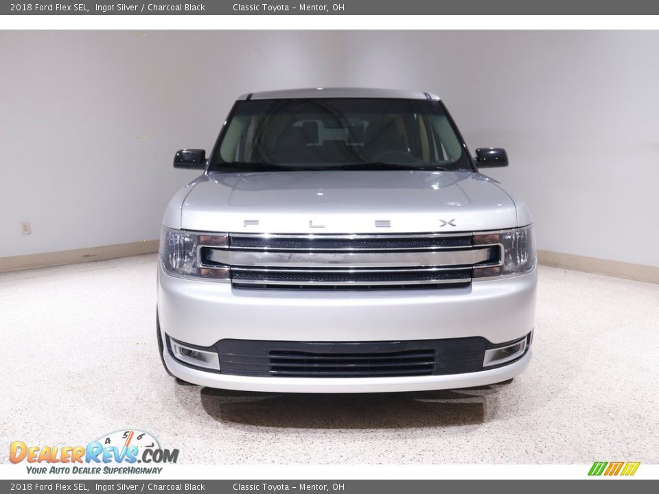 2018 Ford Flex SEL Ingot Silver / Charcoal Black Photo #2