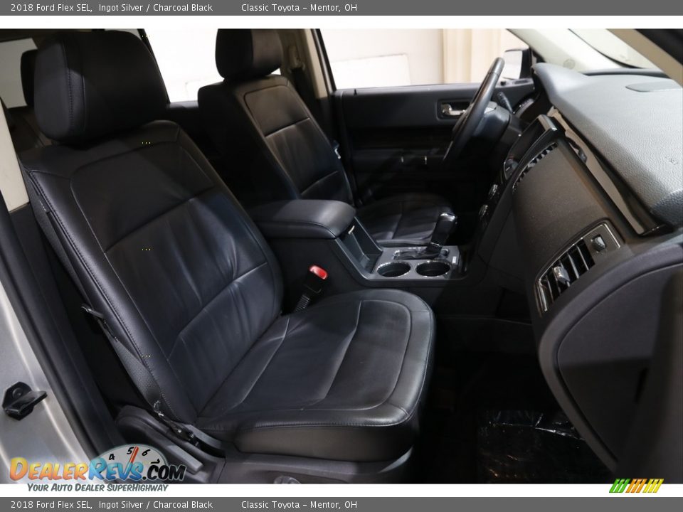 2018 Ford Flex SEL Ingot Silver / Charcoal Black Photo #15