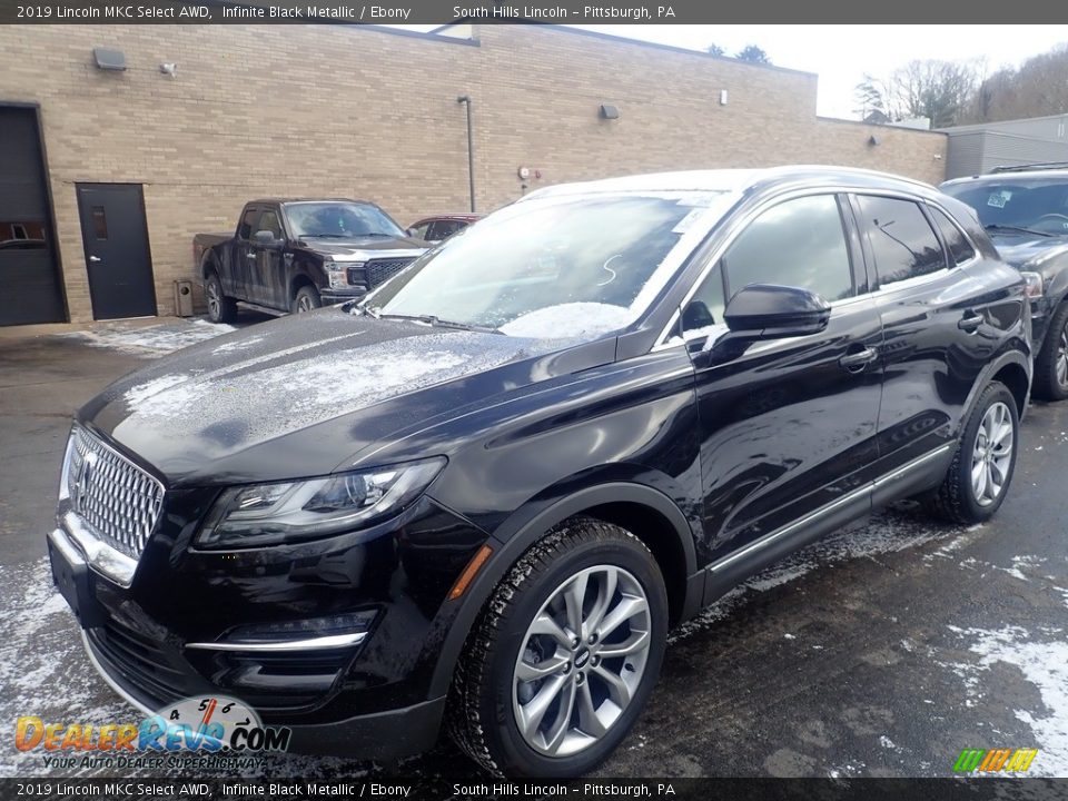 2019 Lincoln MKC Select AWD Infinite Black Metallic / Ebony Photo #1