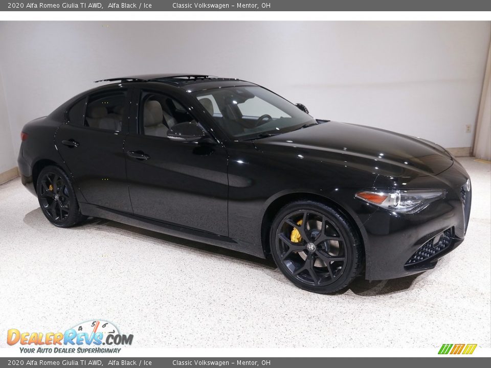 2020 Alfa Romeo Giulia TI AWD Alfa Black / Ice Photo #1