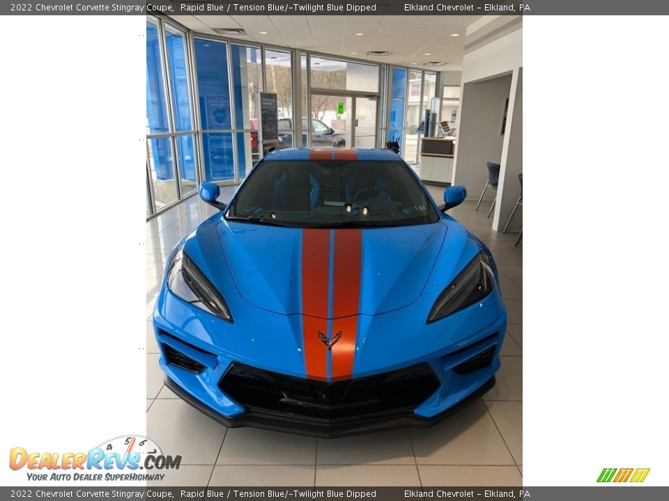 Rapid Blue 2022 Chevrolet Corvette Stingray Coupe Photo #2