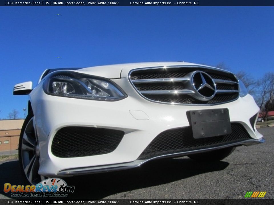 2014 Mercedes-Benz E 350 4Matic Sport Sedan Polar White / Black Photo #2