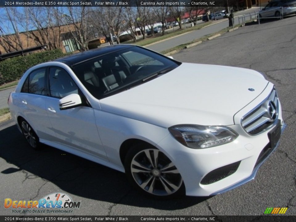 2014 Mercedes-Benz E 350 4Matic Sport Sedan Polar White / Black Photo #3