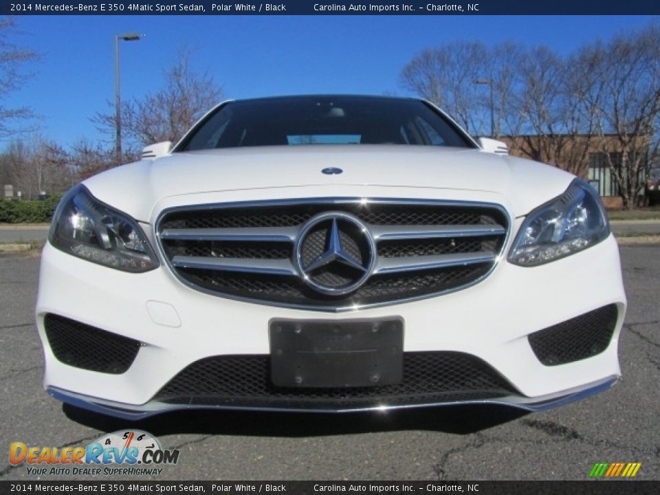 2014 Mercedes-Benz E 350 4Matic Sport Sedan Polar White / Black Photo #4