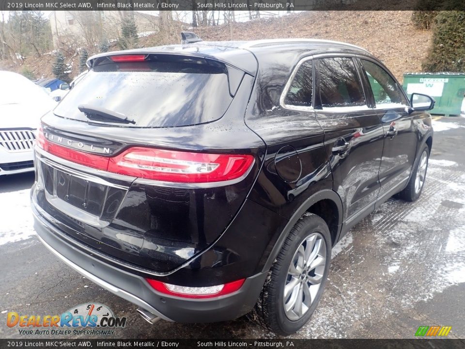 2019 Lincoln MKC Select AWD Infinite Black Metallic / Ebony Photo #4