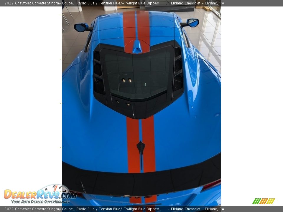 2022 Chevrolet Corvette Stingray Coupe Rapid Blue / Tension Blue/­Twilight Blue Dipped Photo #6