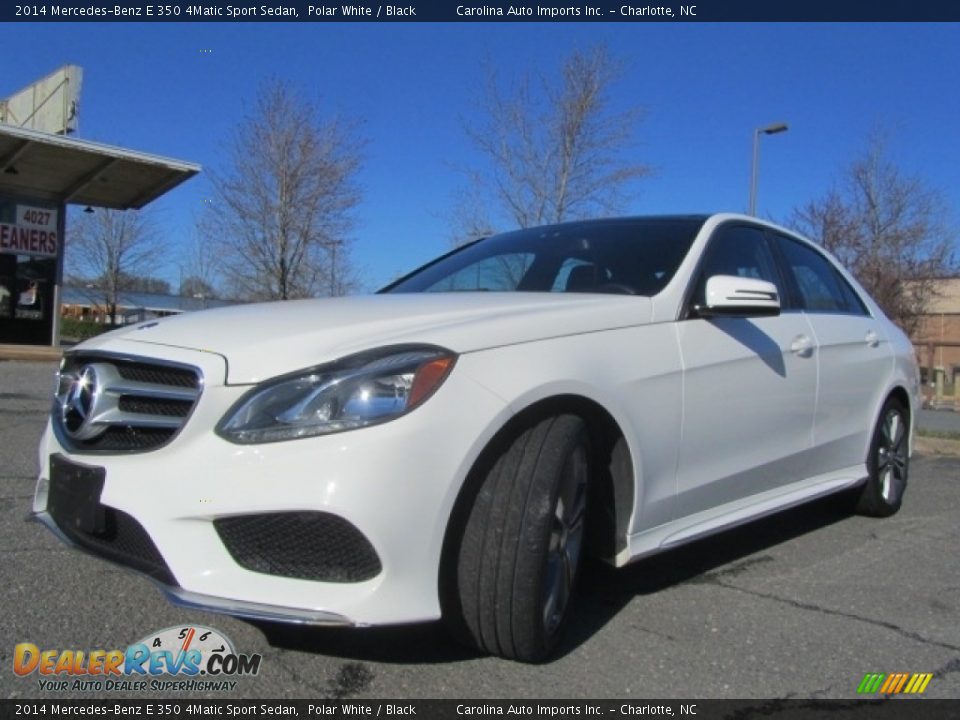 2014 Mercedes-Benz E 350 4Matic Sport Sedan Polar White / Black Photo #6