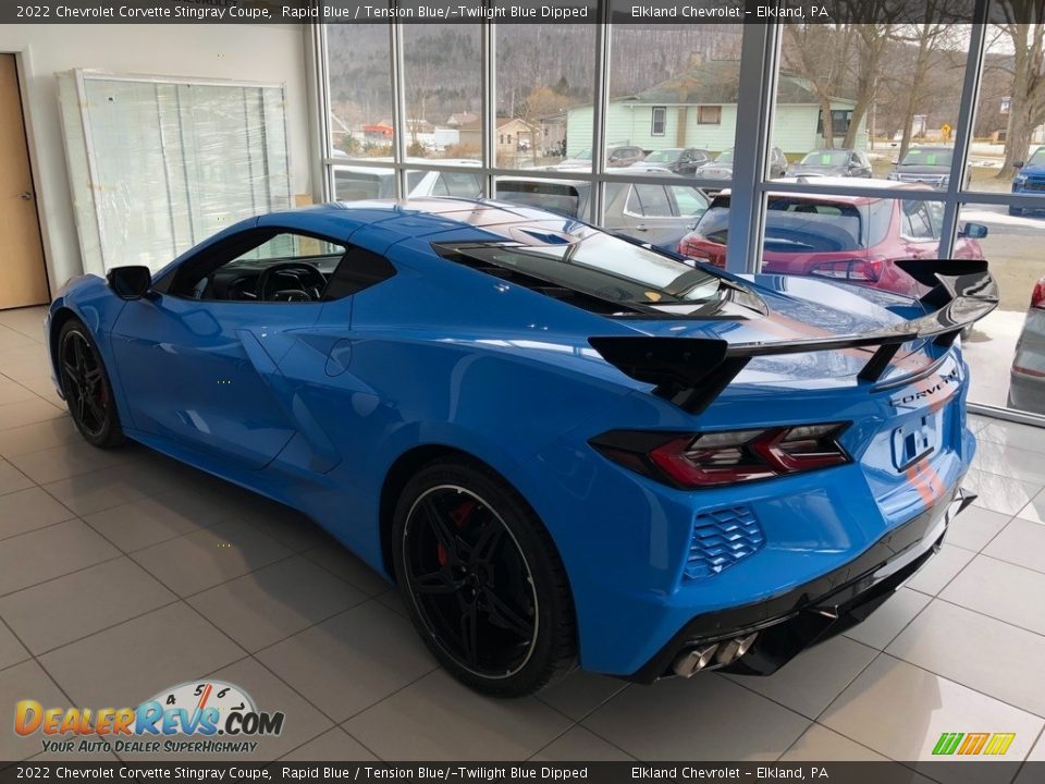 Rapid Blue 2022 Chevrolet Corvette Stingray Coupe Photo #7