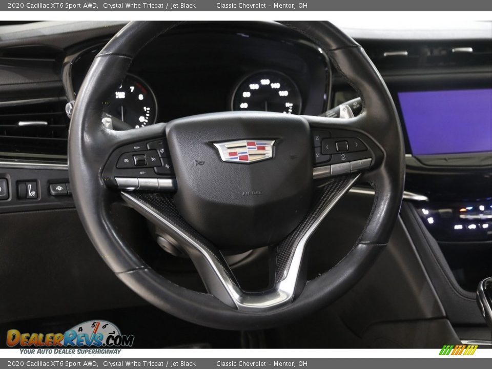 2020 Cadillac XT6 Sport AWD Steering Wheel Photo #7