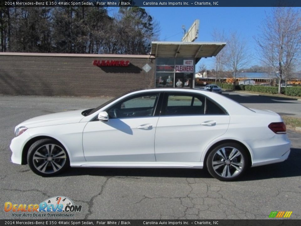 2014 Mercedes-Benz E 350 4Matic Sport Sedan Polar White / Black Photo #7