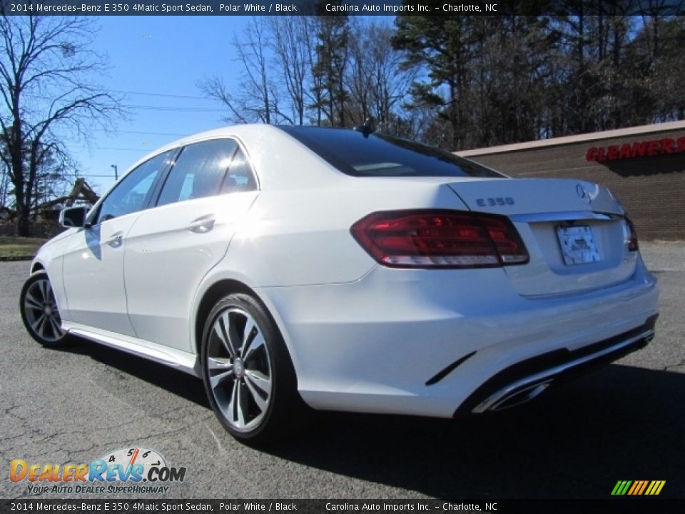 2014 Mercedes-Benz E 350 4Matic Sport Sedan Polar White / Black Photo #8