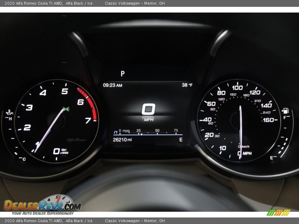 2020 Alfa Romeo Giulia TI AWD Alfa Black / Ice Photo #8