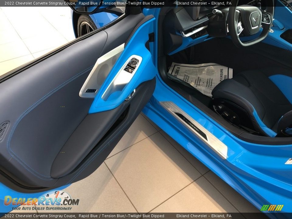 Door Panel of 2022 Chevrolet Corvette Stingray Coupe Photo #9