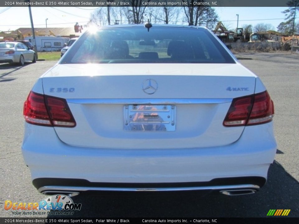 2014 Mercedes-Benz E 350 4Matic Sport Sedan Polar White / Black Photo #9