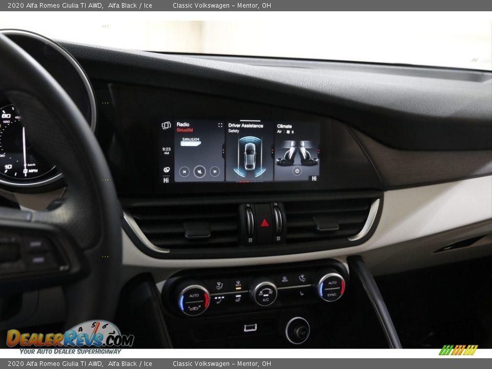 2020 Alfa Romeo Giulia TI AWD Alfa Black / Ice Photo #9