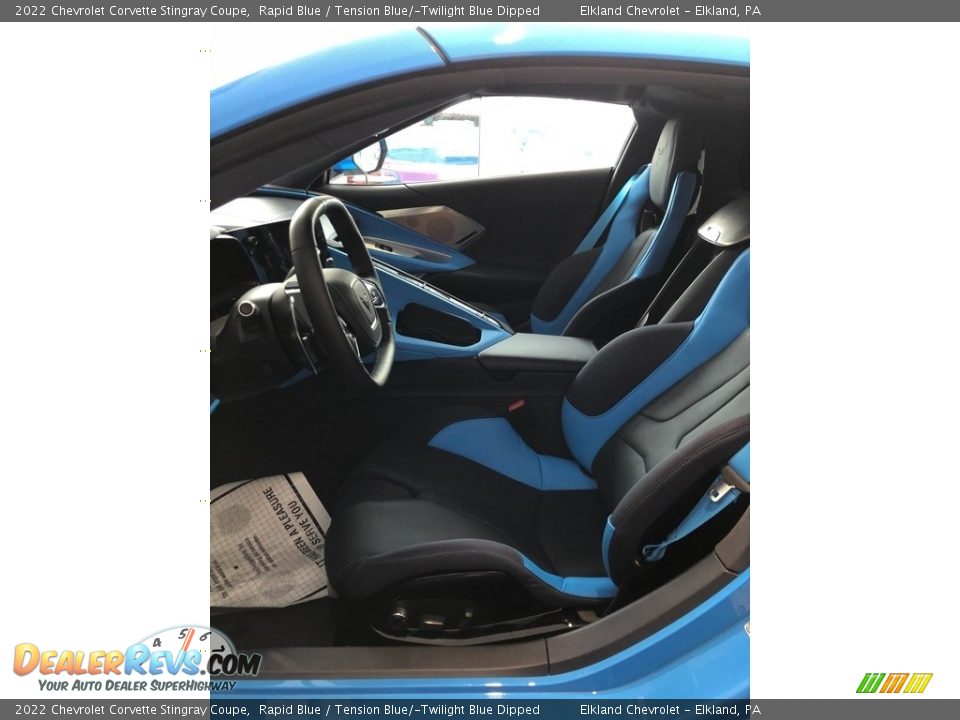 Front Seat of 2022 Chevrolet Corvette Stingray Coupe Photo #10